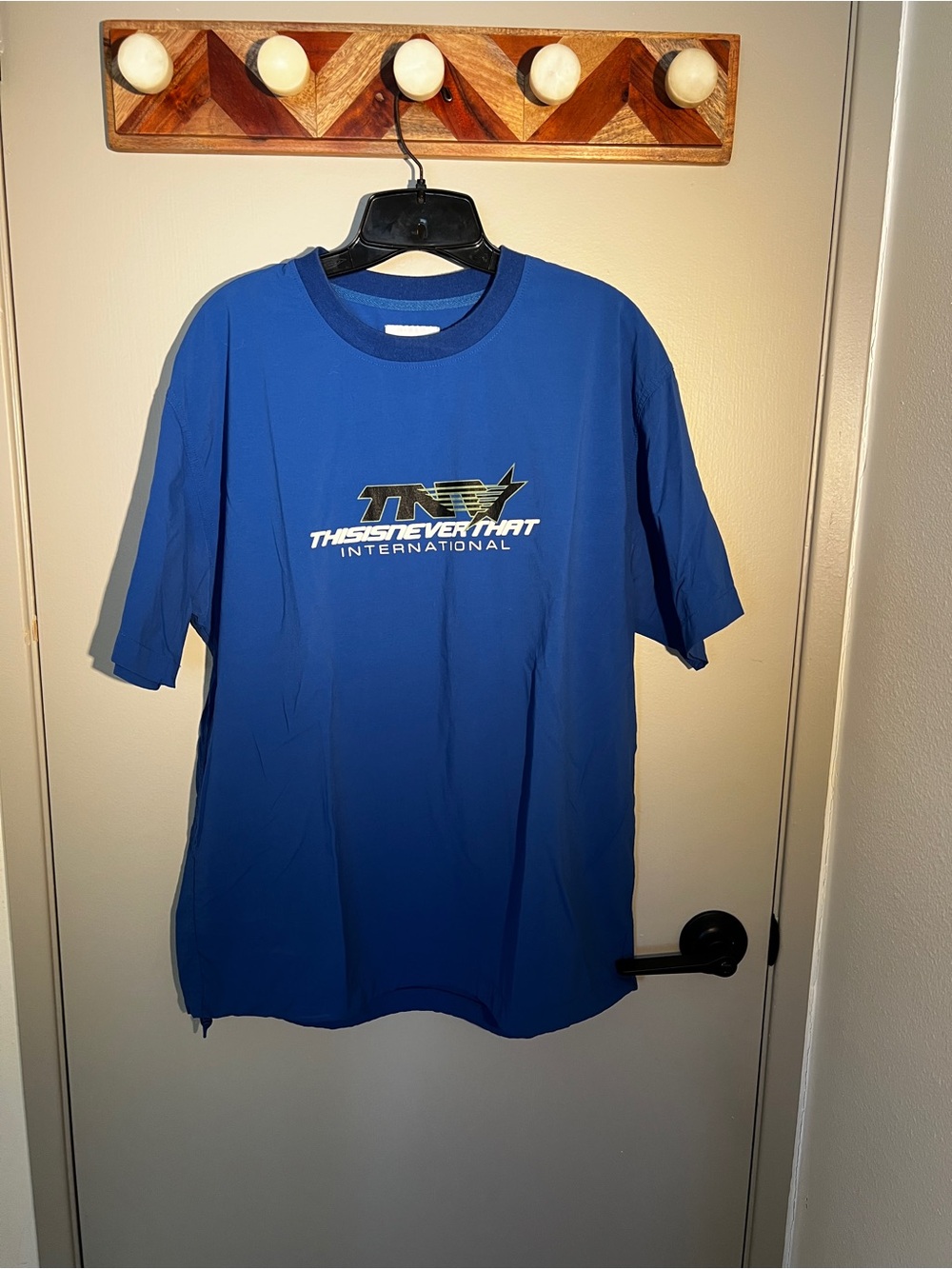 Thisisneverthat Blue Graphic Tee - Men's size large